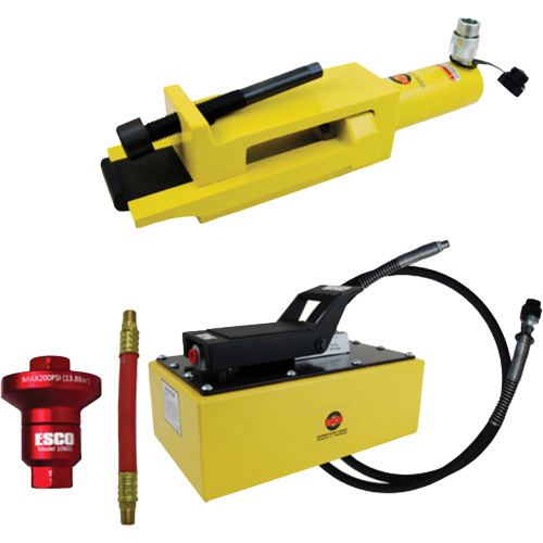 Giant Tire/Earthmover Bead Breaker Kit with 5 Quart Hydraulic Pump St. Lawrence Industrial & Safety Supply