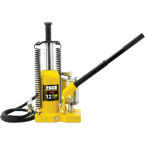 Pro Series Bottle Jack, 12 Ton(s), Air Hydraulic, 18-1/2" Raised Height St. Lawrence Industrial & Safety Supply