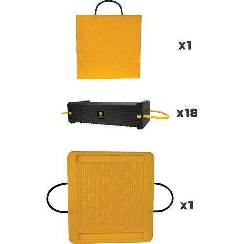 20-Piece CribLok Composite Cribbing System Kit St. Lawrence Industrial & Safety Supply