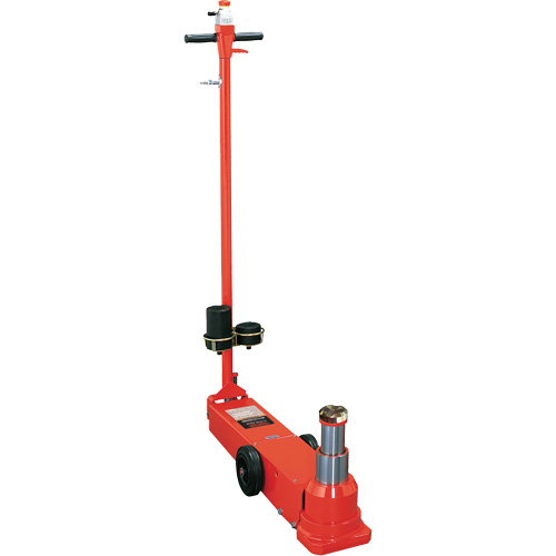Cric au sol t&eacute;lescopique, 25 tonnes/50 tonne(s), Air comprim&eacute;/hydraulique St. Lawrence Industrial & Safety Supply