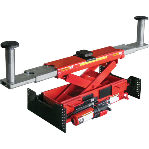 Pont &eacute;l&eacute;vateur &eacute;troit &agrave; rouleaux, actionn&eacute; par pompe air/hydraulique St. Lawrence Industrial & Safety Supply