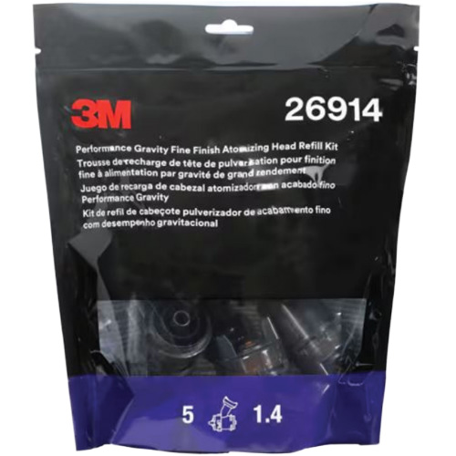 Performance Gravity Fine Finish Atomizing Head - Orange St. Lawrence Industrial & Safety Supply
