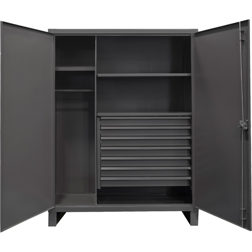 Vestiaire tr&egrave;s robuste, Acier, 48" la x 24" p x 78" h, Gris St. Lawrence Industrial & Safety Supply
