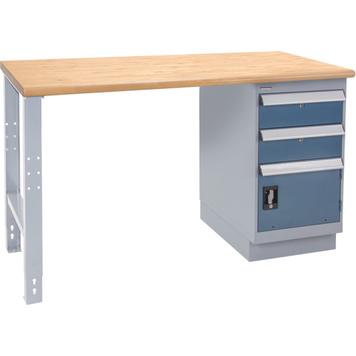 &eacute;tabli industriel, Porte a/combinaison de tiroirs, Cap 1000 lb, 60" la x 36" p, 34" h St. Lawrence Industrial & Safety Supply