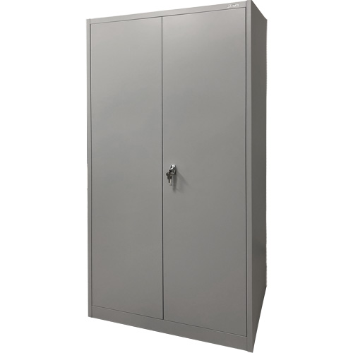 Storage Cabinet, Steel, 4 Shelves, 78" H x 36" W x 24" D, Grey St. Lawrence Industrial & Safety Supply