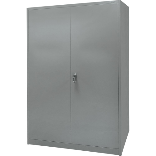 Storage Cabinet, Steel, 4 Shelves, 78" H x 48" W x 24" D, Grey St. Lawrence Industrial & Safety Supply