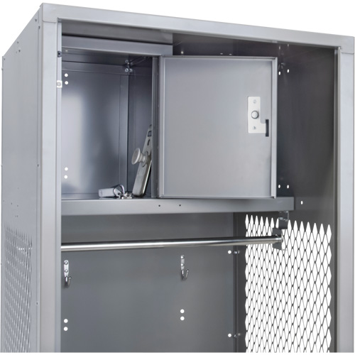 Gear Locker, Steel, 24" W x 24" D x 72" H, Grey St. Lawrence Industrial & Safety Supply