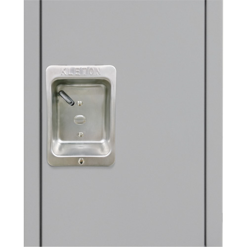 Casiers, 3 niveaux, 12" x 18" x 82", Acier, Gris, D&eacute;mont&eacute; St. Lawrence Industrial & Safety Supply
