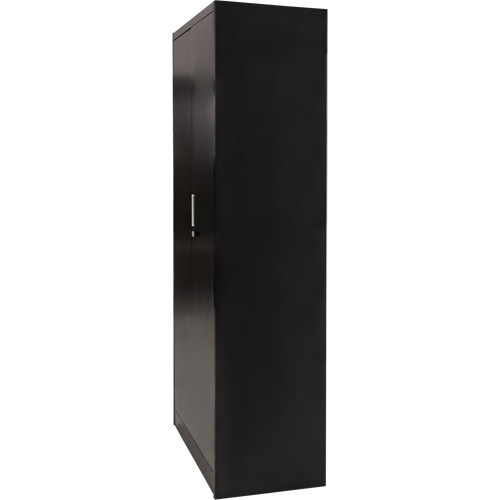 Armoire de rangement combin&eacute;e, 36" la x 18" p x 72" h, Noir St. Lawrence Industrial & Safety Supply