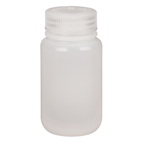 Bouteilles &agrave; large ouverture, Ronde, 4 oz, Plastique St. Lawrence Industrial & Safety Supply