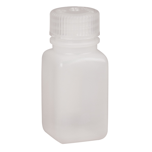 Bouteilles peu encombrantes &agrave; prise facile, Carr&eacute;e, 2 oz, Plastique St. Lawrence Industrial & Safety Supply