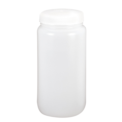 Bouteilles &agrave; large ouverture, Ronde, 1 gal., Plastique St. Lawrence Industrial & Safety Supply