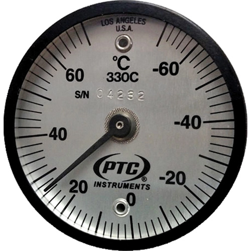 Thermom&egrave;tre de surface magn&eacute;tique, Contact, Analogique, -56.7-21.1°F (-70-70°C) St. Lawrence Industrial & Safety Supply