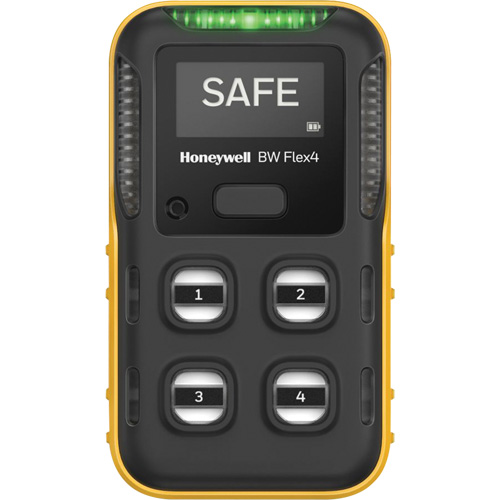 D&eacute;tecteur de gaz Flex BW, 4 Gaz, LEL - O2 - H2S - SO2 St. Lawrence Industrial & Safety Supply