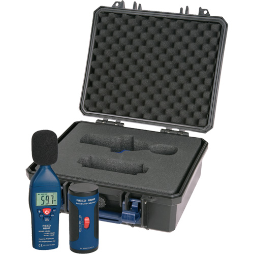 Sound Level Meter and Calibrator Kit, 30 - 130 dB Measuring Range St. Lawrence Industrial & Safety Supply