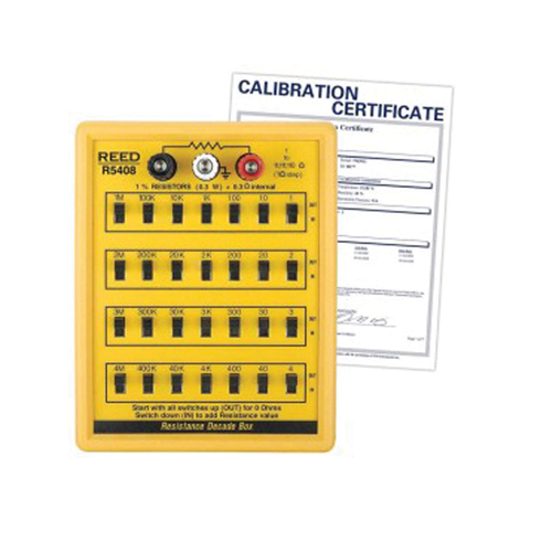 Resistance Decade Box with Calibration Certificate St. Lawrence Industrial & Safety Supply