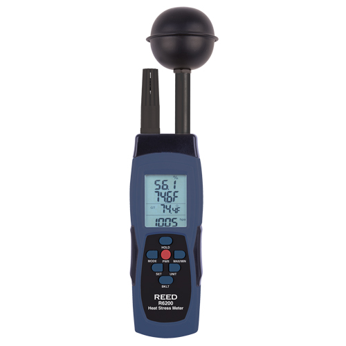 Compteur de contrainte thermique au thermom&egrave;tre-globe mouill&eacute; (WBGT) St. Lawrence Industrial & Safety Supply