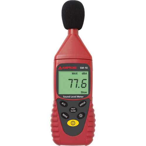 SM-10 Sound Meter, 0 - 50 dB Measuring Range St. Lawrence Industrial & Safety Supply