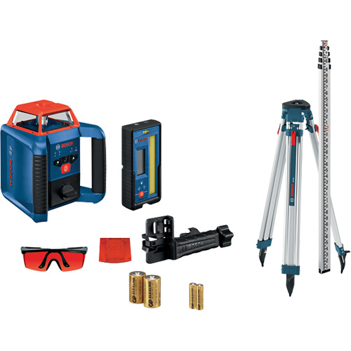 Ensemble laser rotatif horizontal auto-nivelant Revolve2000, 2000' (609,6 m), 670 N.m St. Lawrence Industrial & Safety Supply