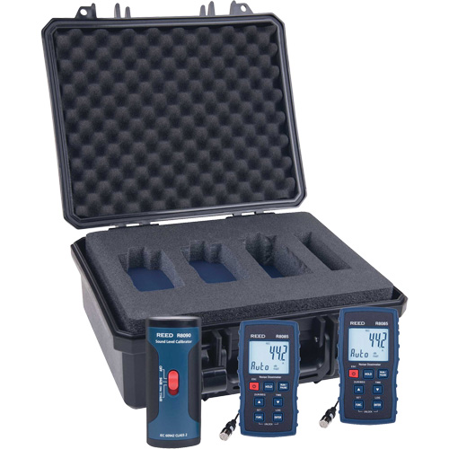 Trousse de dosim&egrave;tre de bruit, Gamme de mesure 35 - 130 dB St. Lawrence Industrial & Safety Supply