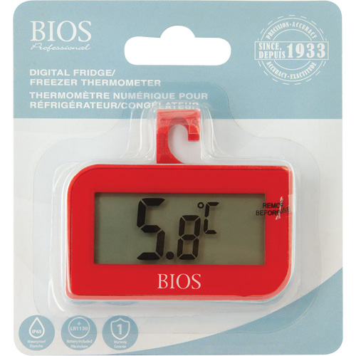 Fridge/Freezer Thermometer, Non-Contact, Digital, -4-122°F (-20-50°C) St. Lawrence Industrial & Safety Supply