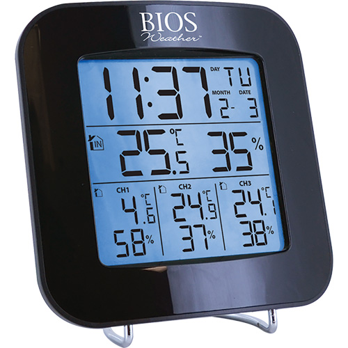 Wireless Weather Station with 3 Sensors, Non-Contact, Digital, 40-158°F (-40-70°C) St. Lawrence Industrial & Safety Supply