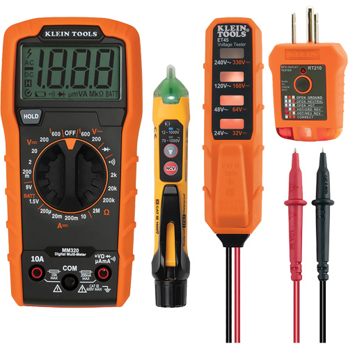 Trousse dessai &eacute;lectrique avec multim&egrave;tre num&eacute;rique St. Lawrence Industrial & Safety Supply