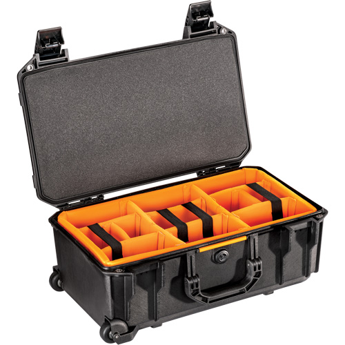 Valise roulante Vault avec s&eacute;parateurs coussin&eacute;s, Mallette rigide St. Lawrence Industrial & Safety Supply