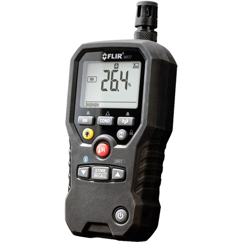 Humidim&egrave;tre 5-en-1 MR77 avec METERLINK, Gamme d'humidit&eacute; 0 - 99%, Gamme de temp&eacute;rature -4°- 392° F ( -20° - 200° C ) St. Lawrence Industrial & Safety Supply