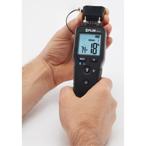 Pin Moisture Meter with Bluetooth&reg;, 1 - 99% Moisture Range St. Lawrence Industrial & Safety Supply