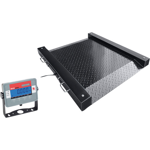 DEFENDER Floor Scale, 1000 lbs. Capacity, 30" L x 30" W St. Lawrence Industrial & Safety Supply