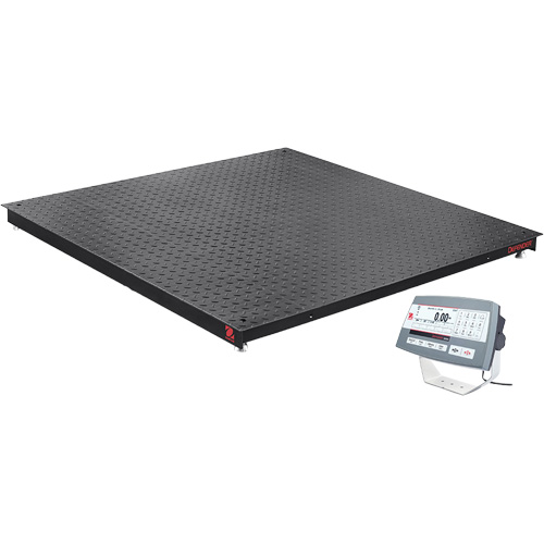 DEFENDER 5000 Floor Scale, 2500 lbs. Capacity, 48" W x 48" L St. Lawrence Industrial & Safety Supply