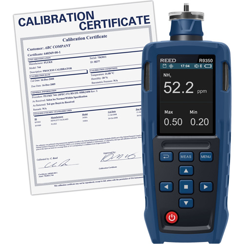 Gas Detector with Traceable Calibration Certificate St. Lawrence Industrial & Safety Supply