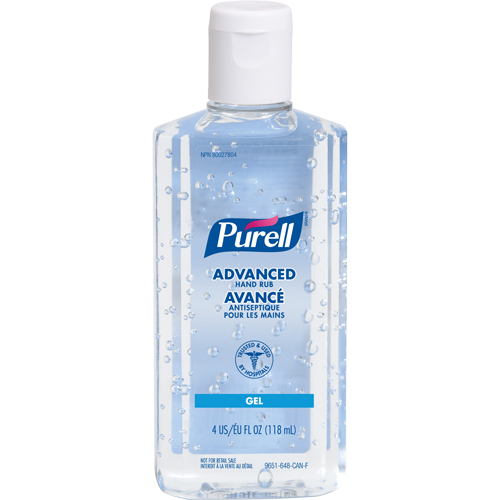 Advanced Hand Sanitizer, 118 ml, Squeeze Bottle, 70% Alcohol St. Lawrence Industrial & Safety Supply