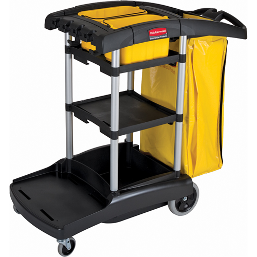Chariots de nettoyage &agrave; grande capacit&eacute; a/bacs St. Lawrence Industrial & Safety Supply