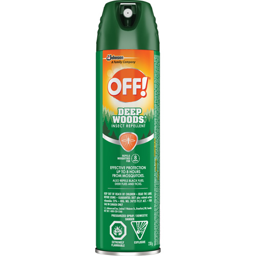 Insectifuge Off! R&eacute;gions sauvages, DEET &agrave; 25 %, A&eacute;rosol, 230 g St. Lawrence Industrial & Safety Supply