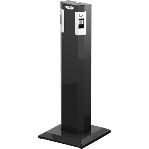 Pedestal Ashtray, Free-Standing, Metal, 1.6 US gal. Capacity, 41-1/2" Height St. Lawrence Industrial & Safety Supply