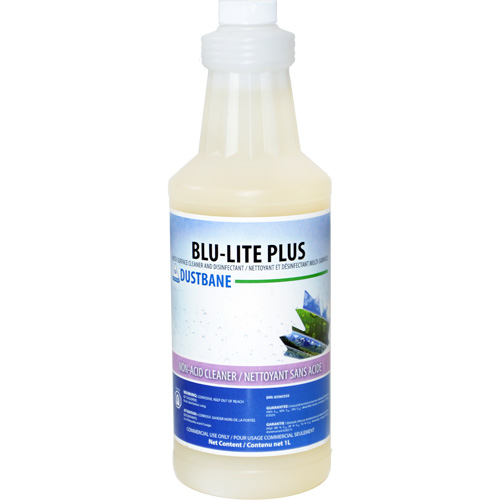 Nettoyant et d&eacute;sinfectant pour surfaces multiples Blu-Lite Plus, 1 L, Bouteille St. Lawrence Industrial & Safety Supply