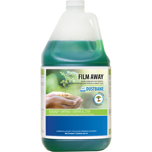 Film Away Neutral Detergent and Ice Melt Remover, Jug, 4 L St. Lawrence Industrial & Safety Supply