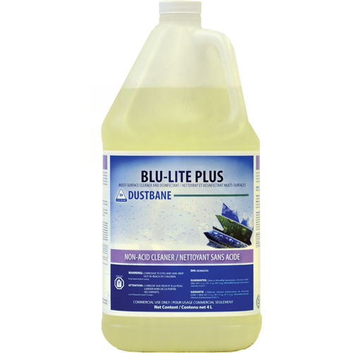 Nettoyant et d&eacute;sinfectant pour surfaces multiples Blu-Lite Plus, 4 L, Cruche St. Lawrence Industrial & Safety Supply