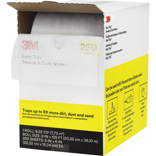 &eacute;poussi&eacute;reur Easy Trap, Microfibre, Blanc St. Lawrence Industrial & Safety Supply