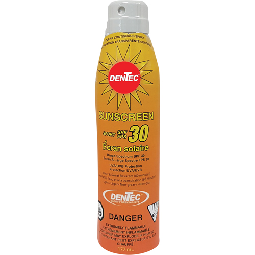 Shield Sunscreen, SPF 30, Aerosol St. Lawrence Industrial & Safety Supply