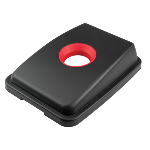Waste Classification - Lid, Open Lid, Plastic, Fits Container Size: 17-1/4" x 12-1/2" St. Lawrence Industrial & Safety Supply