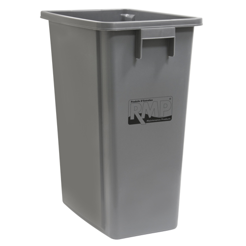 Bac &agrave; d&eacute;chets et de recyclage, Plastique, 16 gal. US St. Lawrence Industrial & Safety Supply