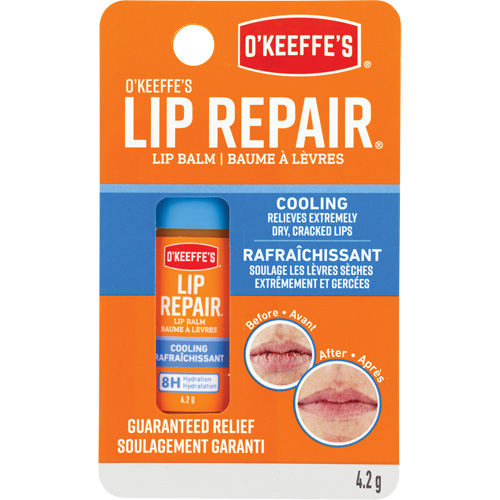 Baume &agrave; l&egrave;vres soulagement rafraîchissant Lip Repair, 0 IPS St. Lawrence Industrial & Safety Supply