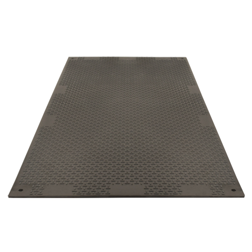 Medium-Duty Ground Protection, 4' x 8', Fiberglass/Polypropylene, Textured, Black St. Lawrence Industrial & Safety Supply