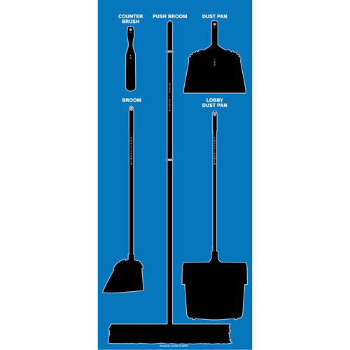 Ultra Aluma-Lite Dry Shadow Board (English Only) St. Lawrence Industrial & Safety Supply