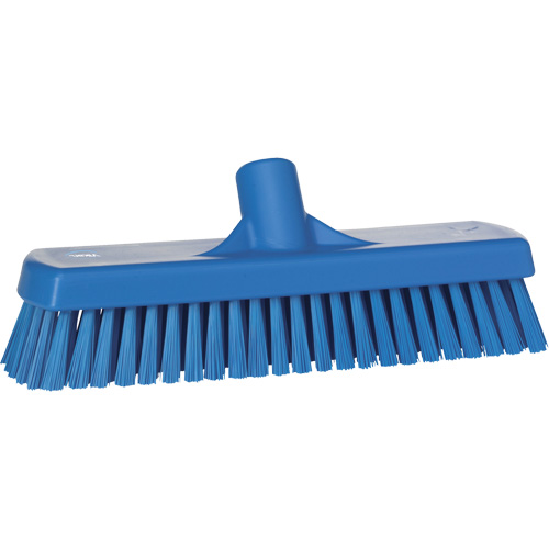 Brosse &agrave; r&eacute;curer pour planchers et murs, Crins Ferme, 12", Polyester, Bleu St. Lawrence Industrial & Safety Supply