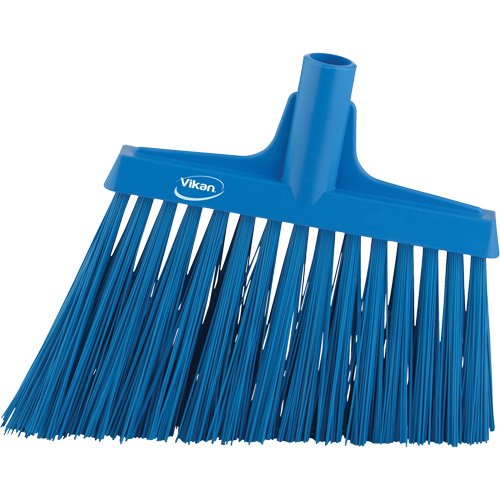 Angle Broom Head, X-Coarse Bristles, 12", Polyester, Blue St. Lawrence Industrial & Safety Supply