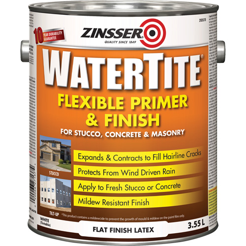 Watertite&reg; Weatherproof Flexible Primer & Finish, 3.55 L, Gallon, White St. Lawrence Industrial & Safety Supply